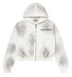 Vale Staple Zip Up White