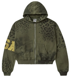 Vale Safari Zip Up Green