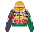 Vale Collage Zip Up Mardi Gras