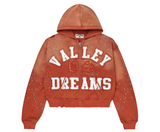 Vale Classico Zip Up Hoodie Orange