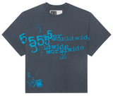 Sp5der Worldwide Stutter Tee Grey