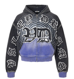Vale Hypnotic Zip Up  Black