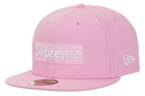 Supreme Rings Box Logo New Era 59Fifty Fitted Hat Pink