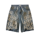 Vale White Charm Jorts Denim