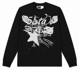 Sp5der Wings Long Sleeve Tee Black