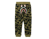 BAPE 1st Camo Shark Slim Sweat Pants (SS22) Green