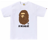 BAPE Hand Draw By Bathing Ape Tee White
