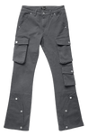 EPTM Clean Pocket Flare Denim Pants Grey