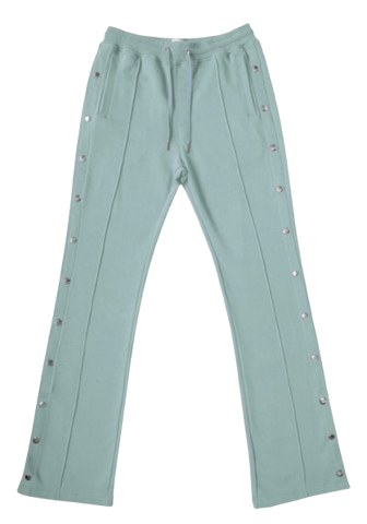 EPTM French Terry Snap Flared Pants Sage