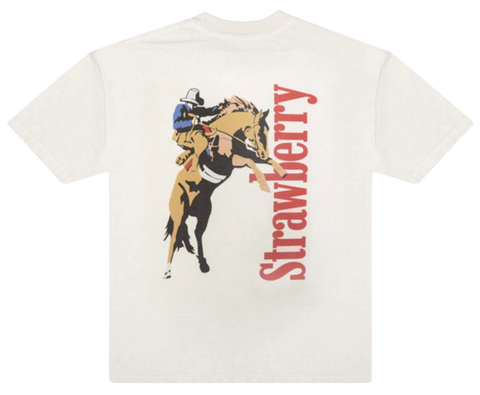 Strawberry Cowboy T Shirt White