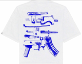 In Draco We Trust Tee White/Blue