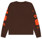 Sp5der Beluga L/S HW Tee Brown