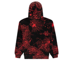 Sp5der AOP Web V2 Zip Up Hoodie Black