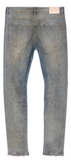 Purple Brand P001 Slim Fit Oil Repair Jeans Indigo