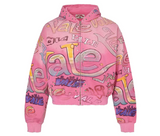 Vale Bubblegum Zip Up Pink