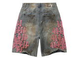 Vale Pink Charm Jorts Denim
