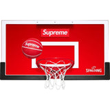 Supreme Spalding Mini Basketball Hoop Red