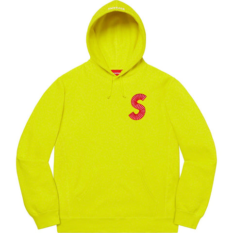 Supreme S Logo Hooded Sweatshirt (FW20) Acid Green