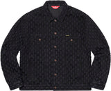 Supreme Hole Punch Denim Trucker Jacket Black