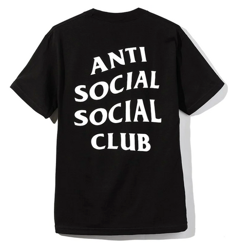 Anti Social Social Club Logo 2 Tee (SS20) Black (Wilmington Location)