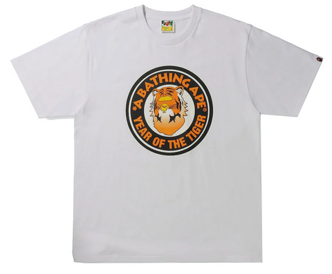 BAPE Year of the Tiger Tee White (Wilmington Location)