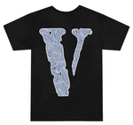 Pop Smoke x Vlone The Woo T-shirt Black (Wilmington Location)