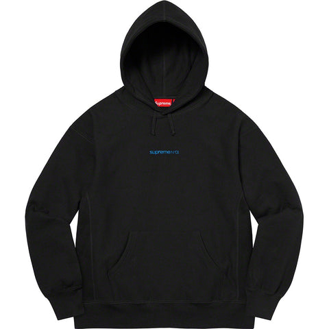 Supreme Number One Hooded Sweatshirt Black