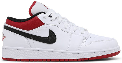 Air Jordan 1 Low GS "White Gym Red" (Wilmington Location)